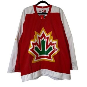 TEAM CANADA NIKE 1977 Vintage NHL Hockey IIHF Jersey Sports Olympics XL NWT